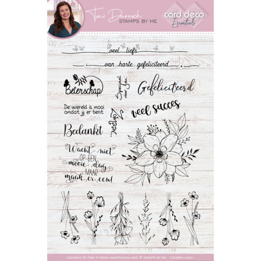 Card Deco Essentials - Stamps by Me - Clear Stamps A5 - Tulips