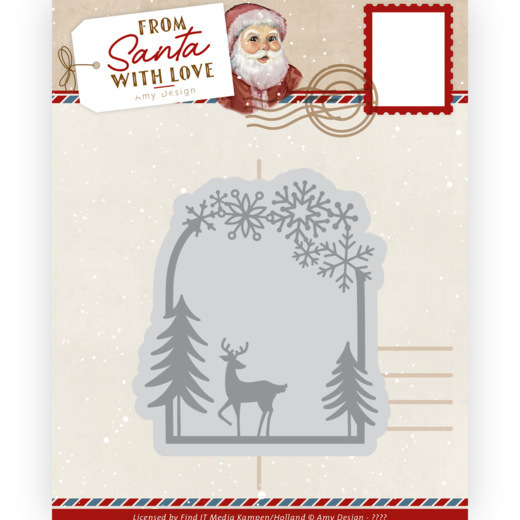 Dies - Amy Design – From Santa with love - Reindeer Scene