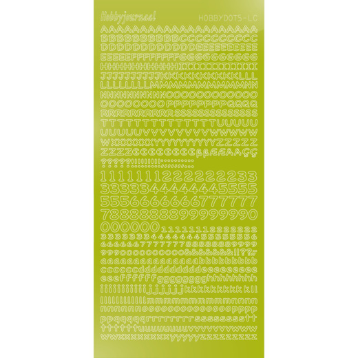 Hobbydots sticker LC - Mirror Leaf Green