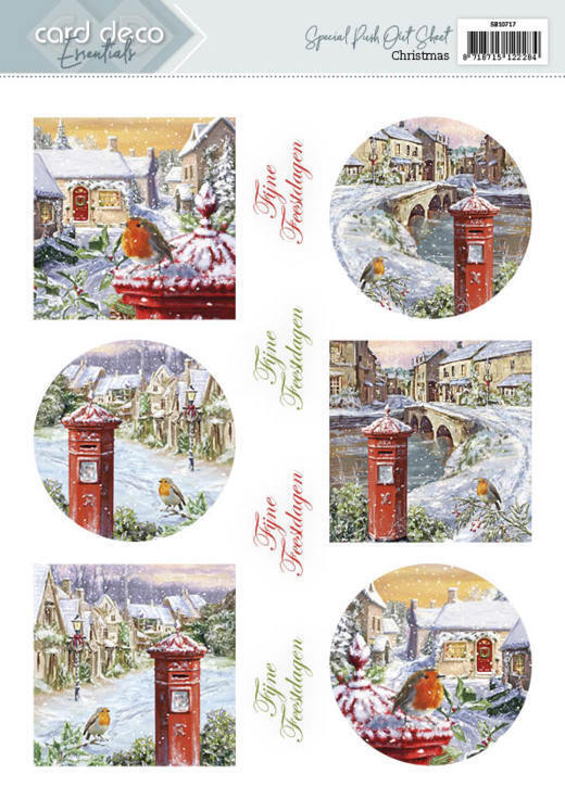 Push Out - Card Deco Essentials - Christmas - Dutch