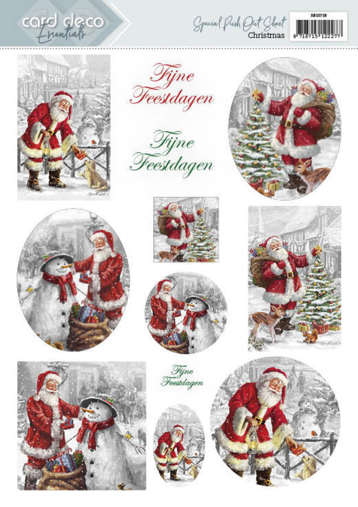 Push Out - Card Deco Essentials - Christmas - Dutch