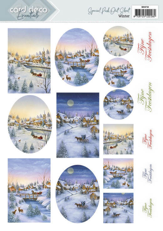 Push Out - Card Deco Essentials - Winter - Dutch