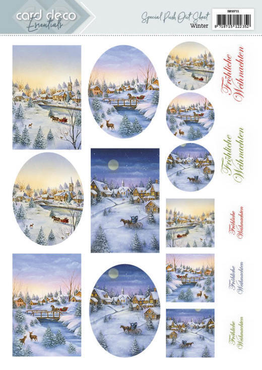 Push Out - Card Deco Essentials - Winter - Deutsch