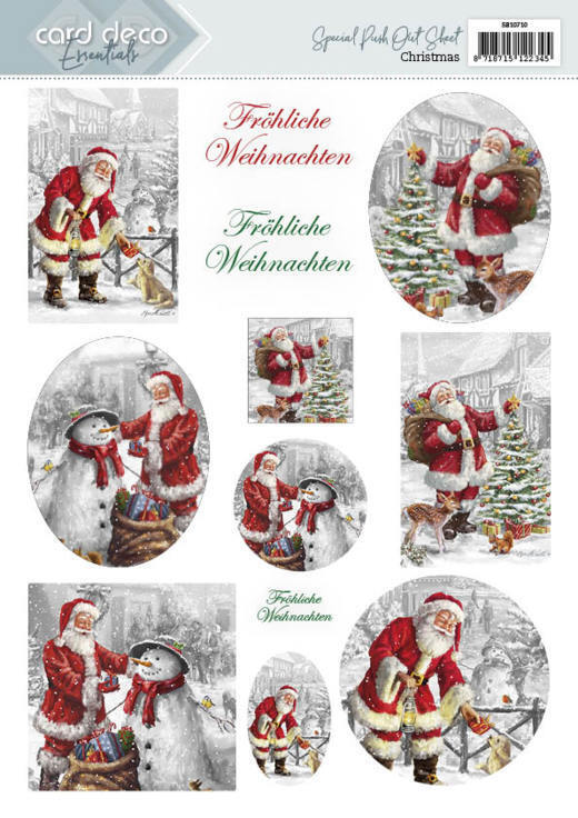Push Out - Card Deco Essentials - Christmas - Deutsch