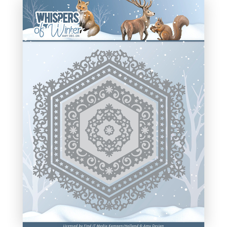 Dies - Amy Design – Whispers of Winter - Winter Hexagon