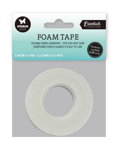 Studio Light Doublesided foam tape 1,5mm thick - 0,6mm wide SL-ES-FOAMT03 71x71mm (11-22)