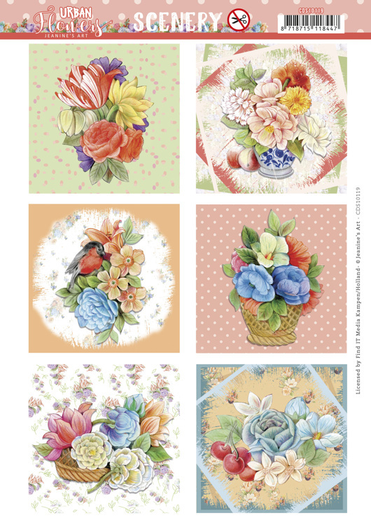 Scenery - Jeanine's Art - Urban Flowers - Wild Rose Square