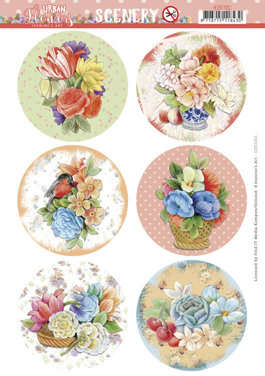 Scenery - Jeanine's Art - Urban Flowers - Wild Rose Round