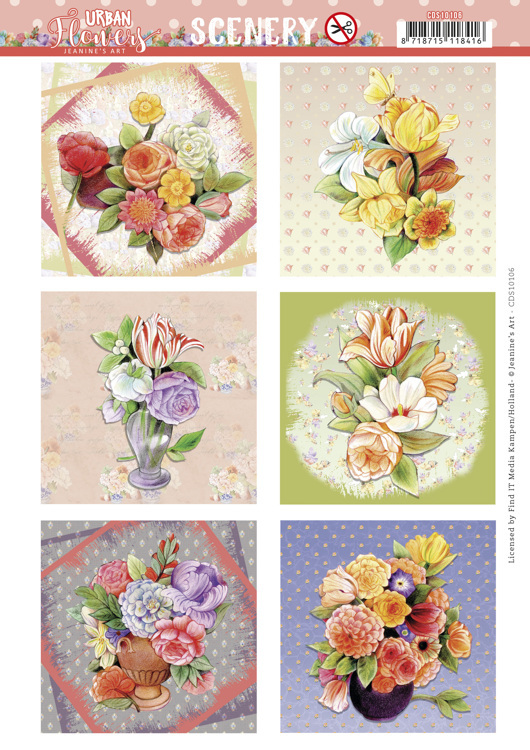 Scenery - Jeanine's Art - Urban Flowers - Tulips Square