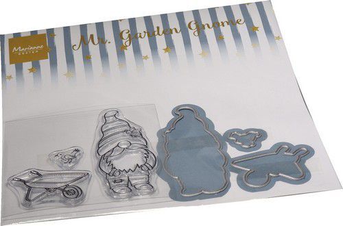 Marianne D Clear Stamp & die set - Mr. Garden Gnome CS1125 150x150mm (01-23)