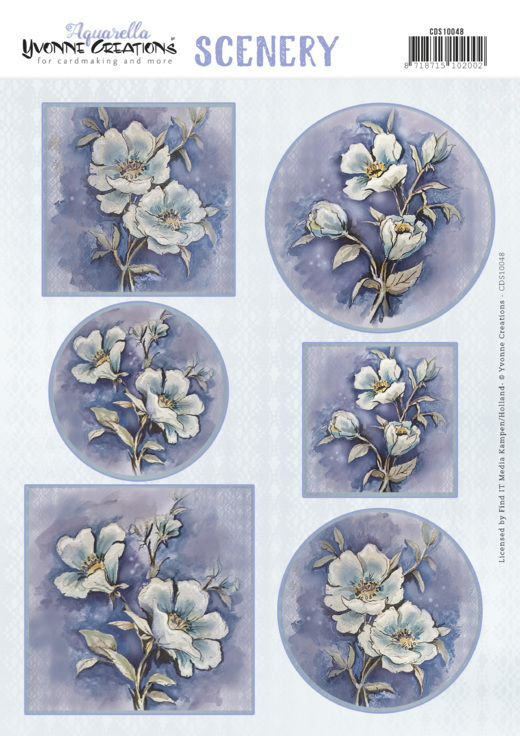 Scenery - Yvonne Creations - Blue Flowers