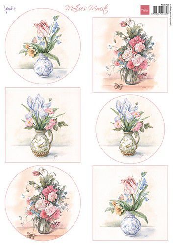 Marianne D Decoupage Mattie's Mooiste - Vazen MB0206 A4 (02-23)