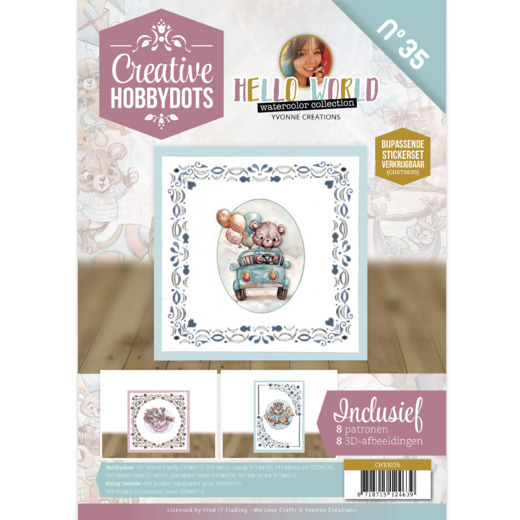 Creative Hobbydots 35 - Yvonne Creations - Hello World