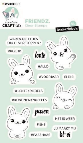 Studio Light Clear Stamp Friendz nr.417 CCL-FR-STAMP417 140x97mm (02-23)