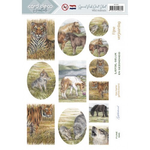 Scenery Special - Card Deco Essentials - Wild Animals - Dutch