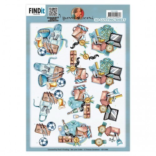 3D Cutting Sheets - Yvonne Creations - All for Men