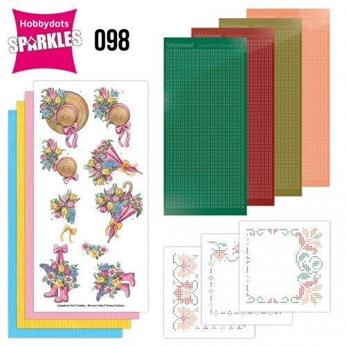 Sparkles Set 98 - Yvonne Creations - Umbrella and Flowers