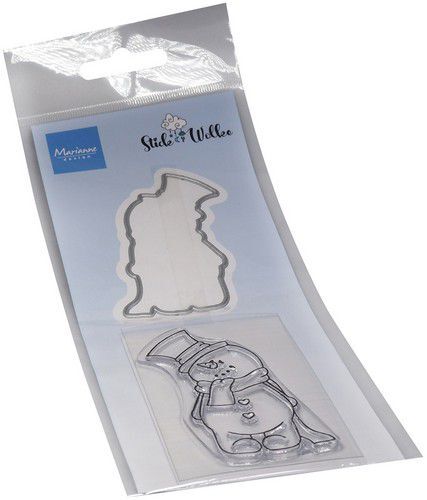 Marianne D Clear Stamps & dies Sneeuwpop CS1139 stamp 4567mm, die 4668mm (07-23)