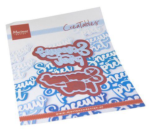 Marianne D Creatable Sneeuwpret LR0823 59x41mm (08-23)