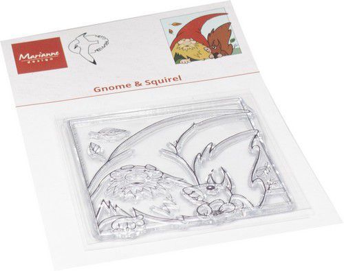 Marianne D Clear Stamps Hetty's Gnome & Eekhoorn HT1670 61,5x61,5mm (09-23)