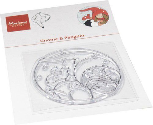Marianne D Clear Stamps Hetty's Gnome & Pinguïn HT1673 60x60mm (09-23)