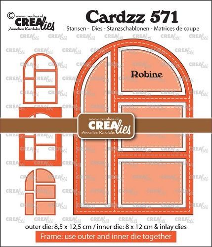 Crealies Cardzz Frame & inlay Robine CLCZ571 max. 8,5 x 12,5 cm (10-23)