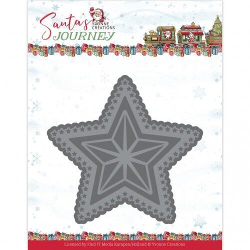Dies - Yvonne Creations Santa's Journey - Santa's Big Star