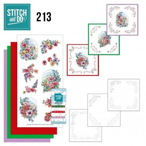 Stitch and Do 213 - Yvonne Creations - Landscape Field Bouquet