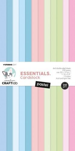 Studio Light Paper pad Pastel 250gsm Essentials nr.127 CCL-ES-PP127 300x150x9mm (01-24)