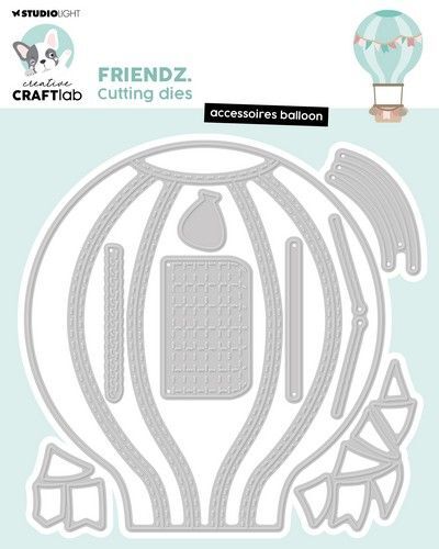 Studio Light Cutting Die Accessoires balloon Friendz nr.765 CCL-FR-CD765 125x127x1mm (01-24)