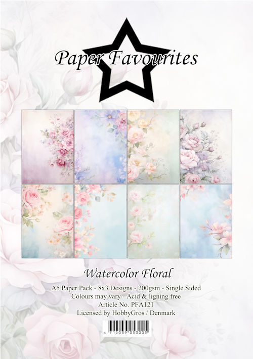 # Paper Favourites A5 Watercolor Floral