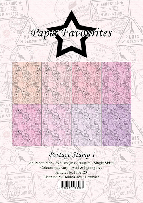 # Paper Favourites A5 Postage Stamp 1