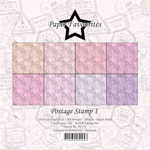 # Paper Favourites 15x15 cm Postage Stamp 1