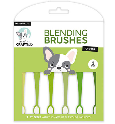 Blending brushes 2cm soft brush greens Essentials nr.11