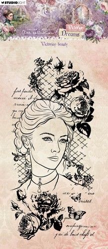 Studio Light Clear Stamp Vict. beauty Vict. Dreams nr.609 JMA-VD-STAMP609 92x196x3mm (02-24)