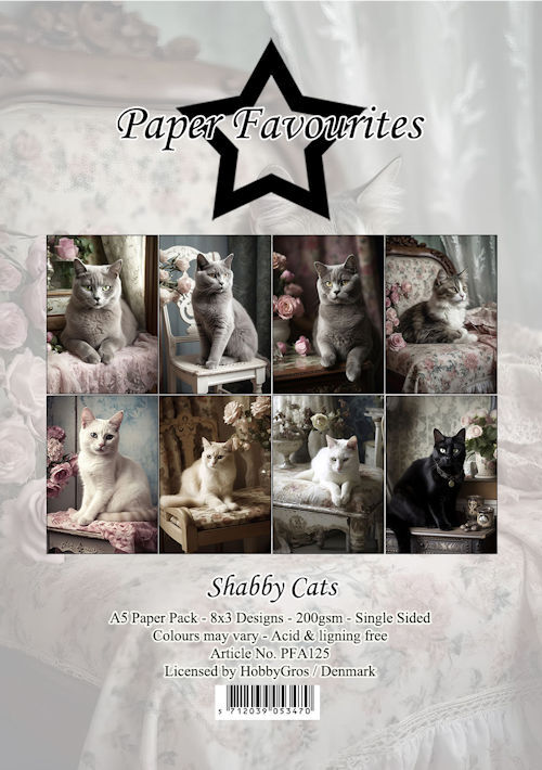 #4 Paper Favourites A5 Shabby Cats