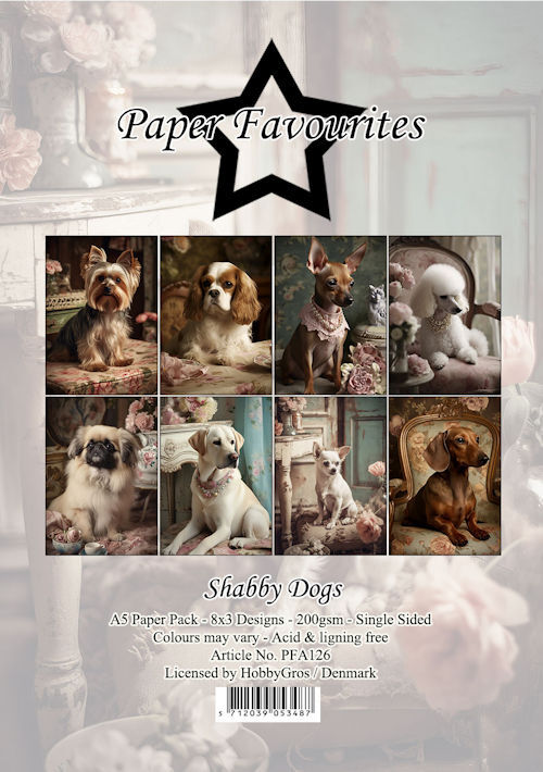 #4 Paper Favourites A5 Shabby Dogs
