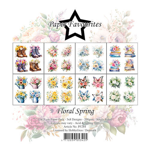#4 Paper Favourites 15x15 cm Floral Spring