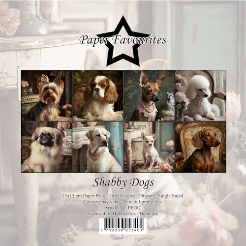 #4 Paper Favourites 15x15 cm Shabby Dogs