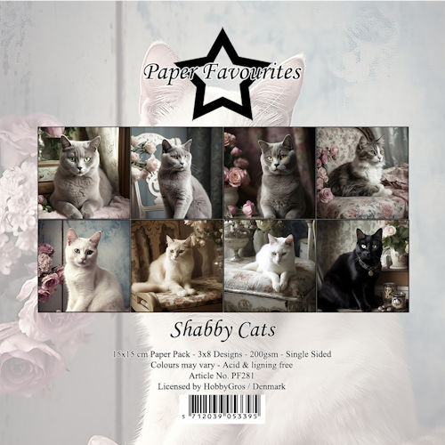#4 Paper Favourites 15x15 cm Shabby Cats