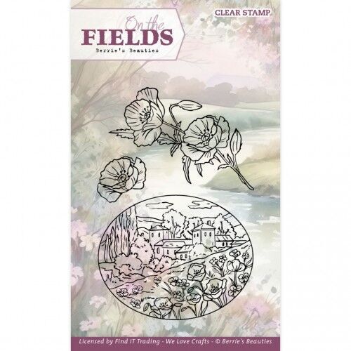 Clear Stamps - Berries Beauties - On the Fields - Poppy