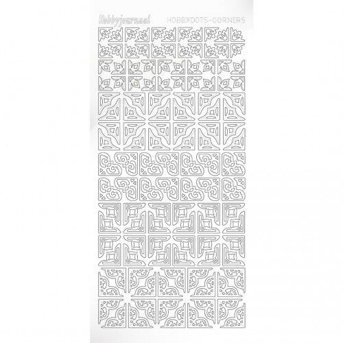 Hobbydots Corners - Adhesive Whiter
