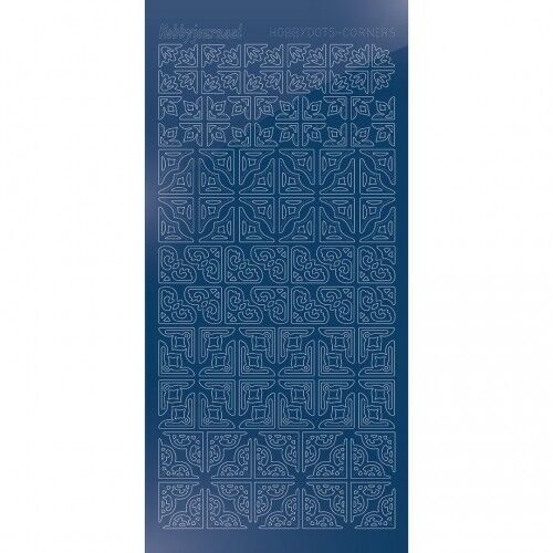 Hobbydots Corners - Mirror Blue