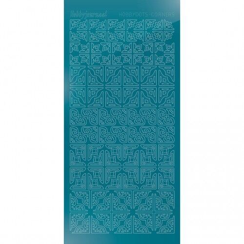Hobbydots Corners - Mirror Turquoise