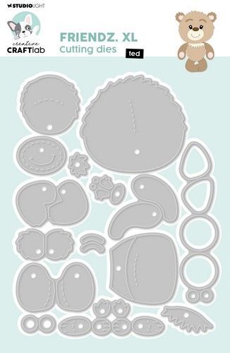 Studio Light Cutting Die Ted XL Friendz nr.815 CCL-FR-CD815 171x133mm (04-24)