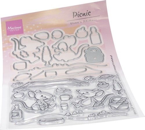 Marianne D Clear Stamps&dies Eline's dieren - picknick EC0202 (05-24)