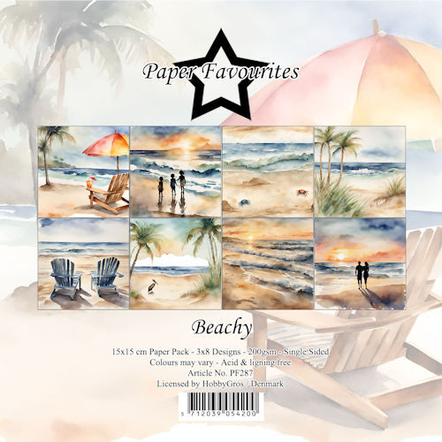 Paper Favourites 15x15 cm Beachy