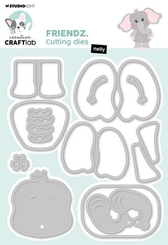 Studio Light Cutting Die Nelly Friendz nr.833 CCL-FR-CD833 128x108mm (05-24)
