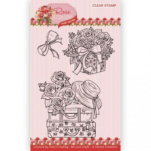 Clear Stamps - Yvonne Creations - Rose Decorations - Transporter