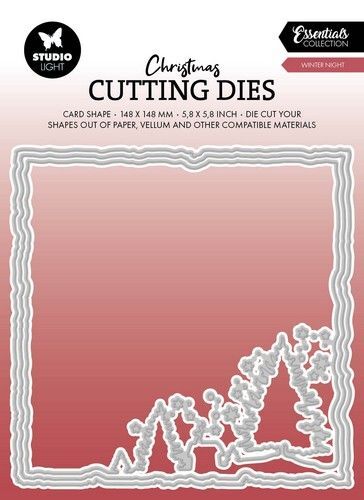 Studio Light Cutting Dies Winter night Essentials nr.848 SL-ES-CD848 148x148mm (06-24)